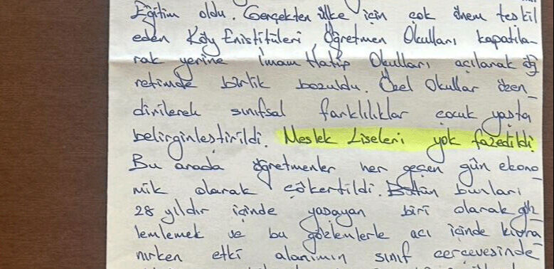 Eğitim devrimi mektuplarda! Çeyrek asır önce kurulan hayaller bugün gerçek oldu Eğitim devrimi mektuplarda! Çeyrek asır önce kurulan hayaller bugün gerçek oldu - 5. Resim
