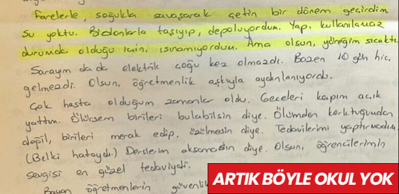 Eğitim devrimi mektuplarda! Çeyrek asır önce kurulan hayaller bugün gerçek oldu Eğitim devrimi mektuplarda! Çeyrek asır önce kurulan hayaller bugün gerçek oldu - 1. Resim
