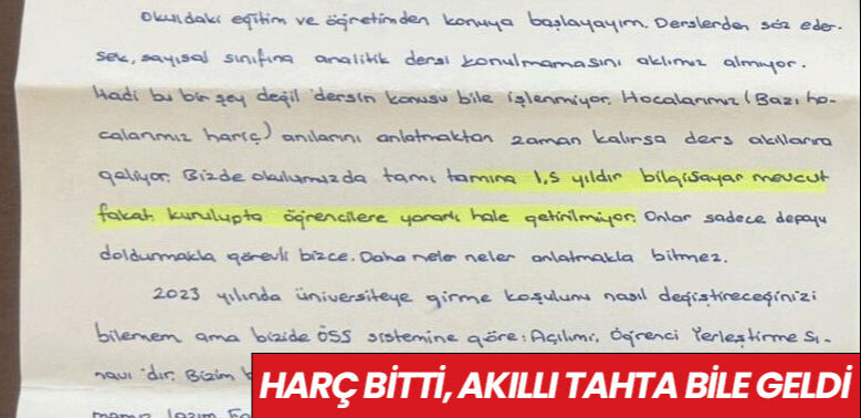 Eğitim devrimi mektuplarda! Çeyrek asır önce kurulan hayaller bugün gerçek oldu Eğitim devrimi mektuplarda! Çeyrek asır önce kurulan hayaller bugün gerçek oldu - 4. Resim