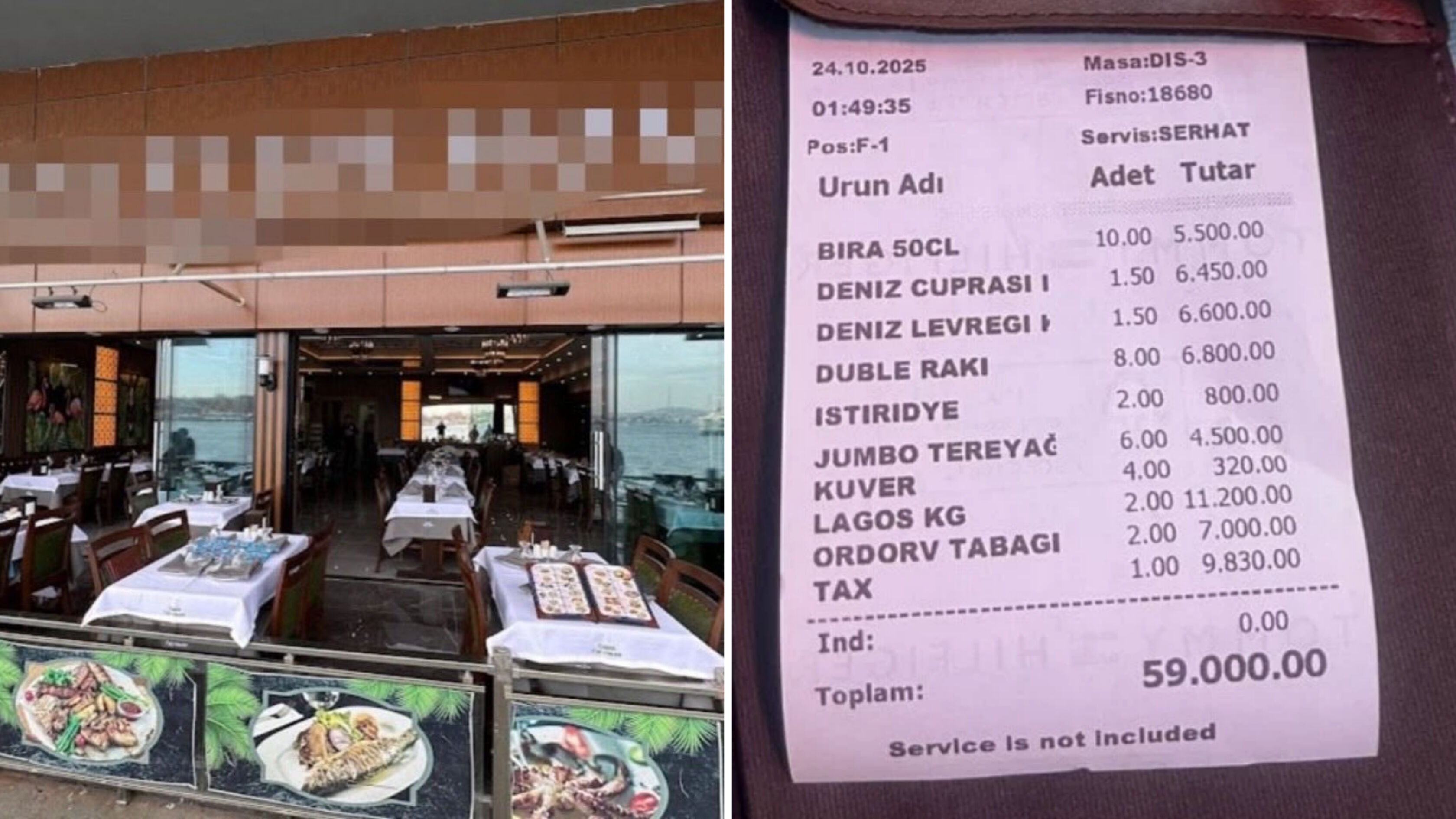 Turistlere 59 bin TL hesap ödeten işletmeye ceza yağdı! 139 bin TL ödeyecekler Turistlere 59 bin TL hesap ödeten işletmeye ceza yağdı! 139 bin TL ödeyecekler - 1. Resim