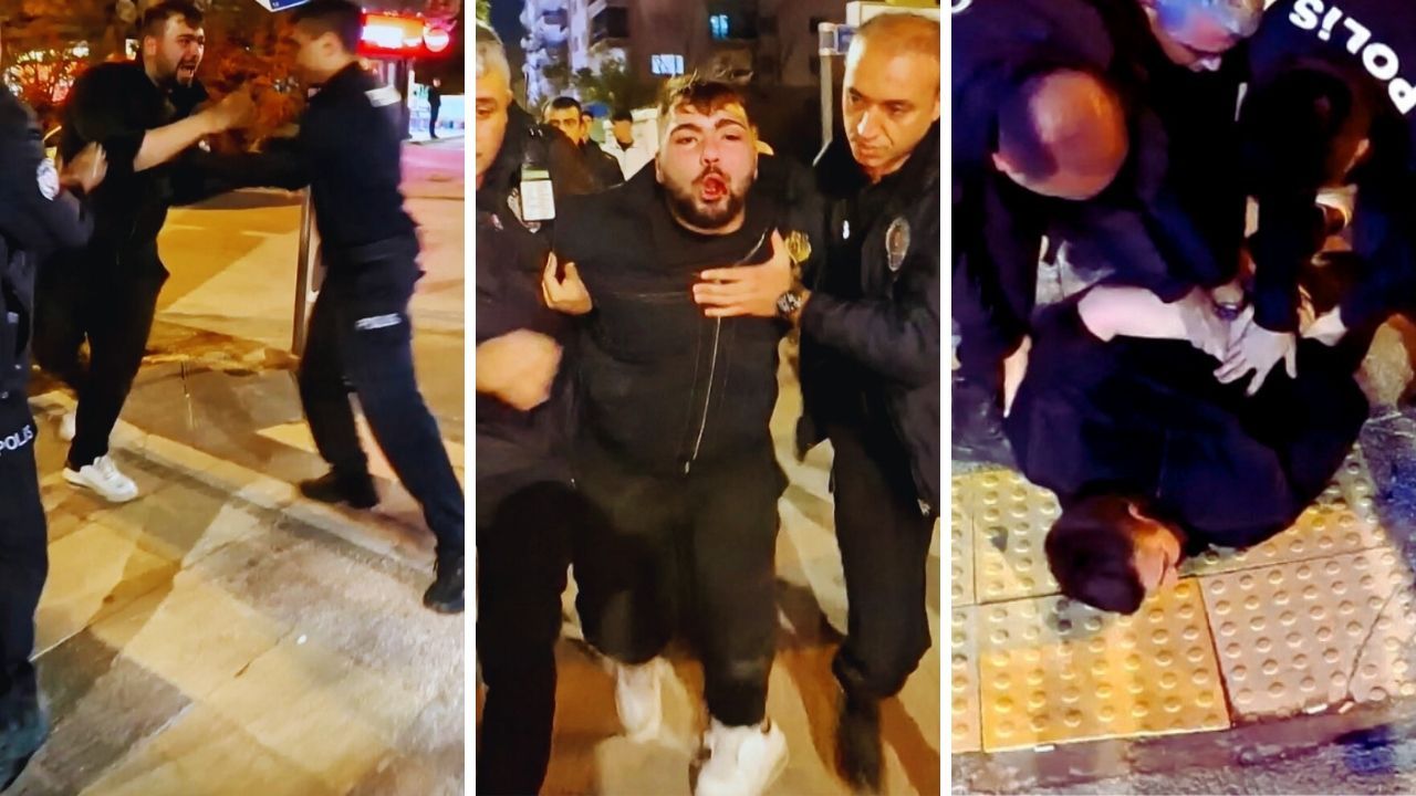 Aksaray'da alkollü şahıs, ortalığı birbirine kattı: "Öldürün beni" diyerek polis ve gazetecilere saldırdı - 3. Sayfa
