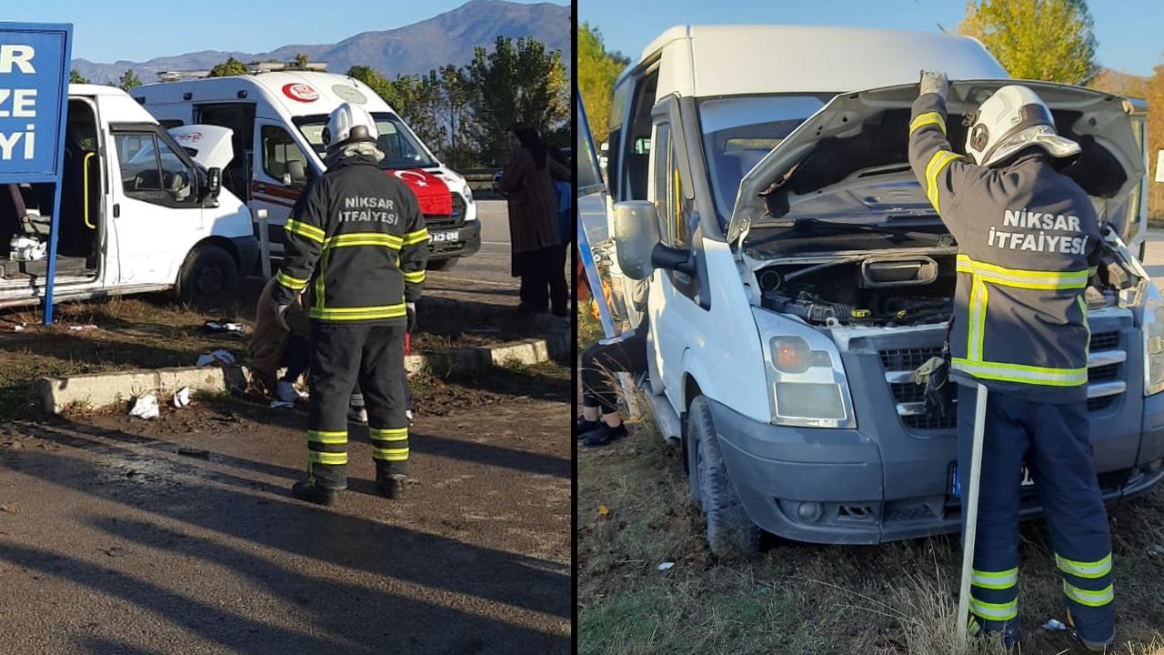 İşçi servisleri çarpıştı! Çok sayıda yaralı var
