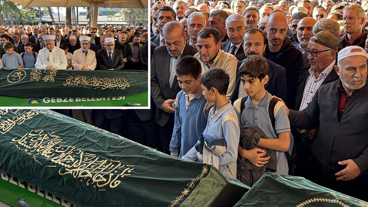 Kocaeli'de enkaz altında can veren Bilir ailesine acı veda: Cenazenin ön safında 'onlar' vardı... Kocaeli'de enkaz altında can veren Bilir ailesine acı veda: Cenazenin ön safında 'onlar' vardı... - 4. Resim