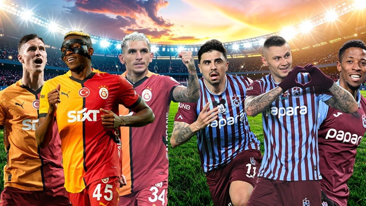 Galatasaray-Trabzonspor maçı saat kaçta başlıyor, hangi kanalda yayınlanıyor? Süper Lig'de derbi heyecanı için geri sayım! Galatasaray-Trabzonspor maçı saat kaçta başlıyor, hangi kanalda yayınlanıyor? Süper Lig'de derbi heyecanı için geri sayım!