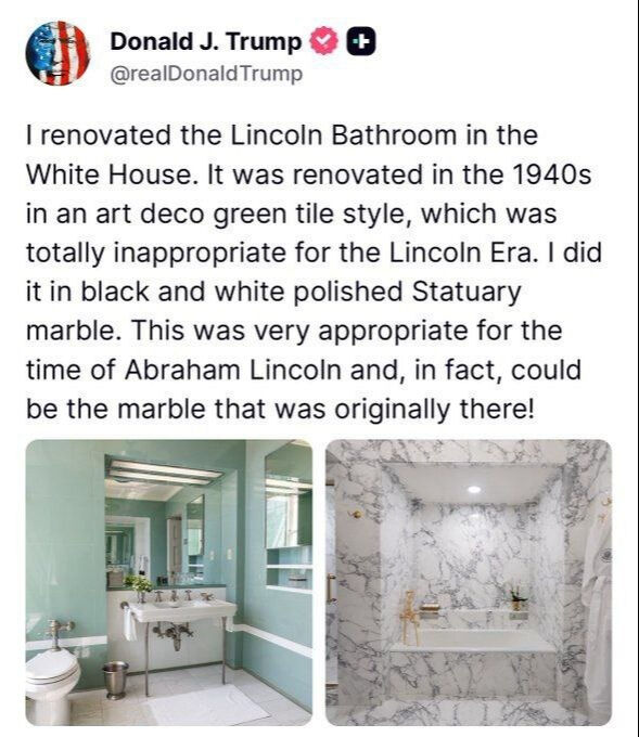 Hükümet kapalı banyo açık! Trump'tan tepki çeken paylaşım Hükümet kapalı banyo açık! Trump'tan tepki çeken paylaşım - 1. Resim