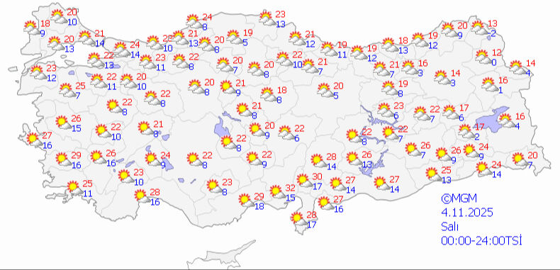 Meteoroloji yeni hava raporunu paylaştı: 81 ilde güneş açacak, sıcaklık 5 derece artıyor Meteoroloji yeni hava raporunu paylaştı: 81 ilde güneş açacak, sıcaklık 5 derece artıyor - 8. Resim