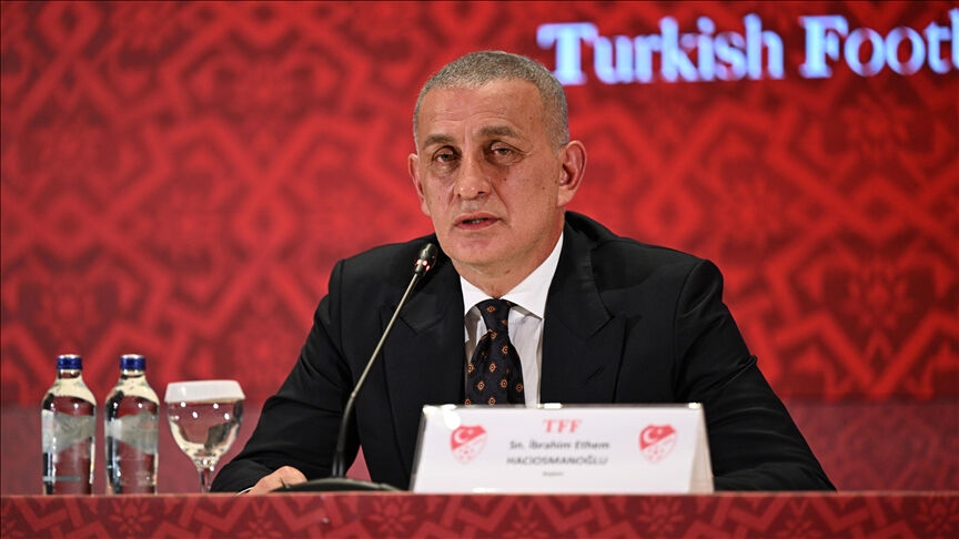 TFF Başkanı İbrahim Hacıosmanoğlu konuşuyor: Sırada futbolcular var, 3 bin 700 kişi tespit ettik - 1. Resim