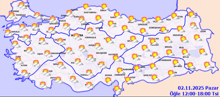 Pazar günü hava durumu nasıl olacak? İstanbul, Ankara, İzmir için Meteoroloji'den 2 Kasım tahmin raporu - 4. Resim