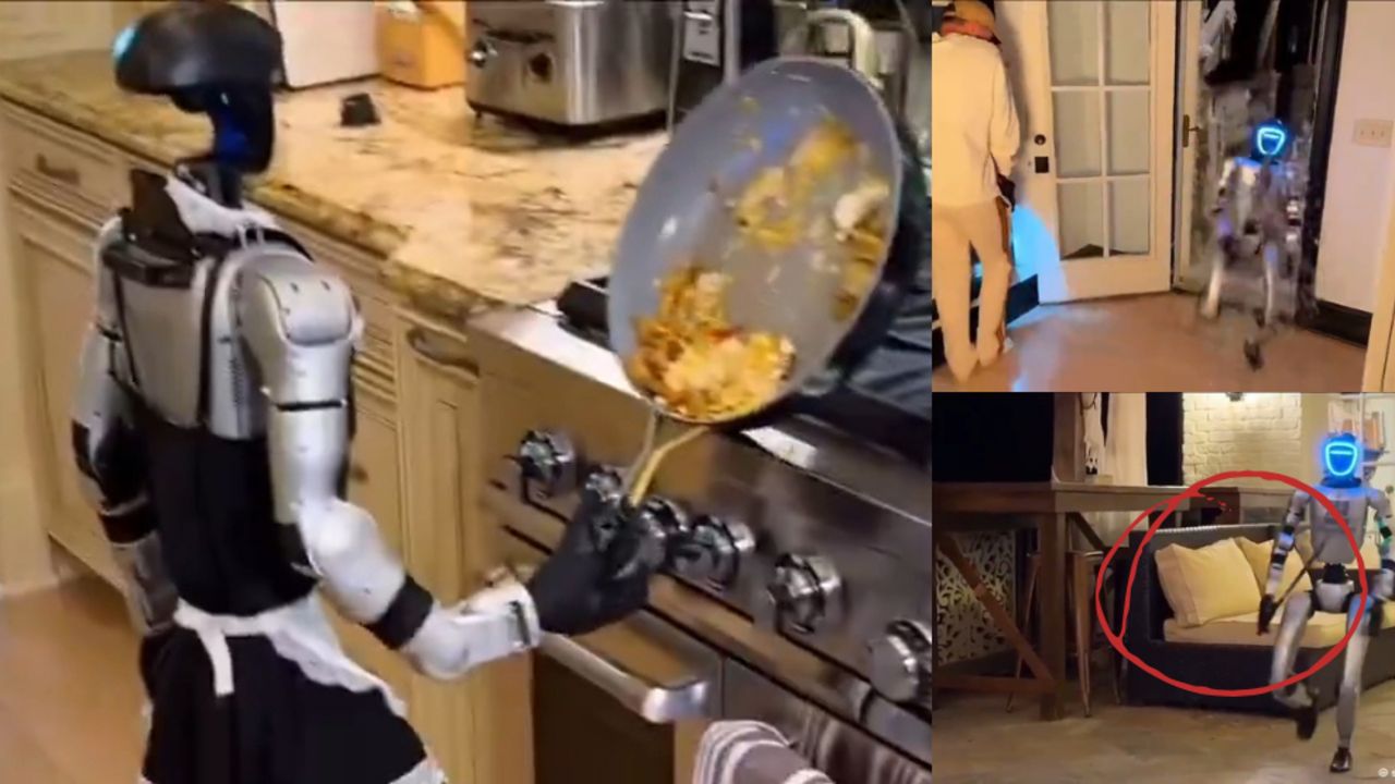  - Bıçaklı robot çılgına döndü! Evi yerle bir etti