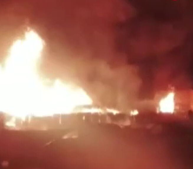 LPG tesisindeki yangın patlamayı beraberinde getirdi! İran'daki faciada çok sayıda yaralı var - 1. Resim