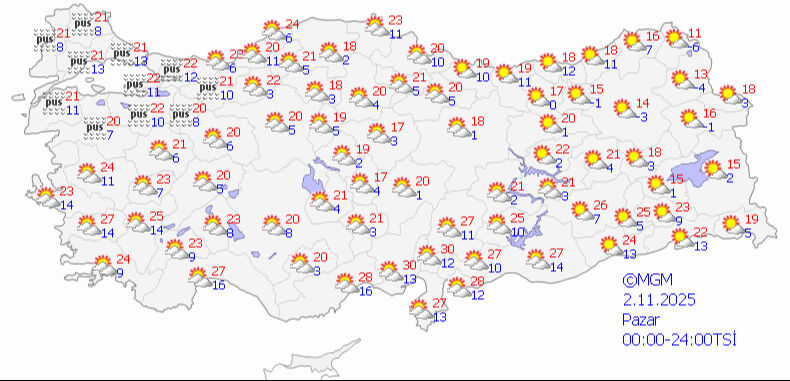Pastırma sıcakları yerini yağışa bırakıyor! Meteoroloji’den İstanbul dahil 30 il için uyarı - 1. Resim