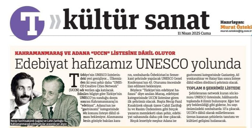 Türkiye Gazetesi 7 ay önce yazmıştı: Necip Fazıl’ın memleketi UNESCO ağında! Türkiye Gazetesi 7 ay önce yazmıştı: Necip Fazıl’ın memleketi UNESCO ağında! - 1. Resim