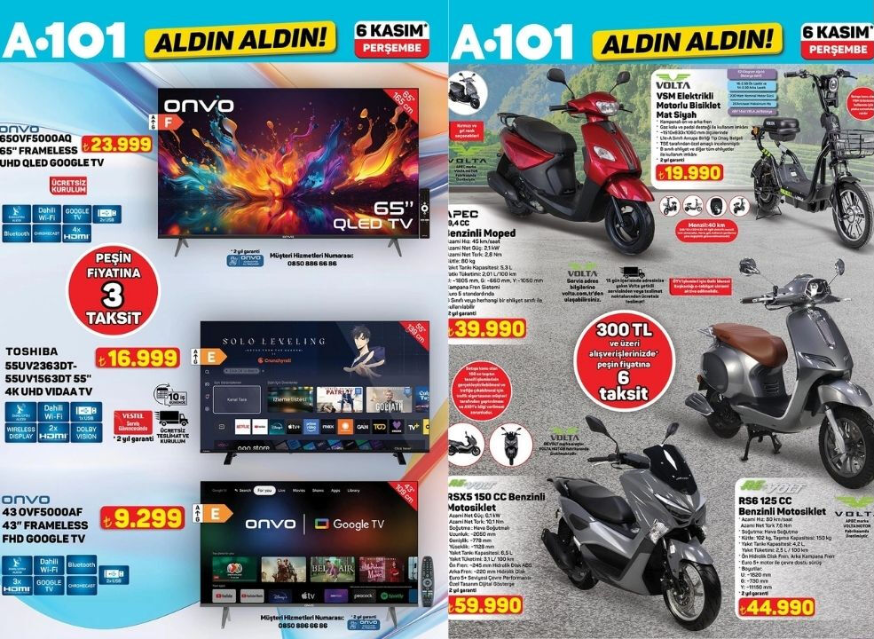 6 Kasım A101 aktüel ürünler kataloğu! Halı ve koltuk yıkama makinesi, akıllı tartı ve daha fazlası raflarda - 1. Resim