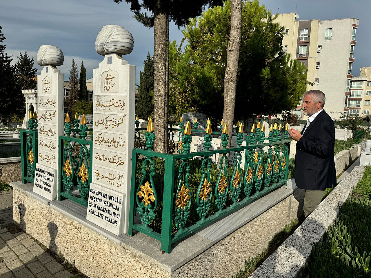 Geçimini hanımıyla evde ördüğü çoraplarla sağladı! Abdülaziz Bekkine Eyüpsultan'da yad edildi - 2. Resim