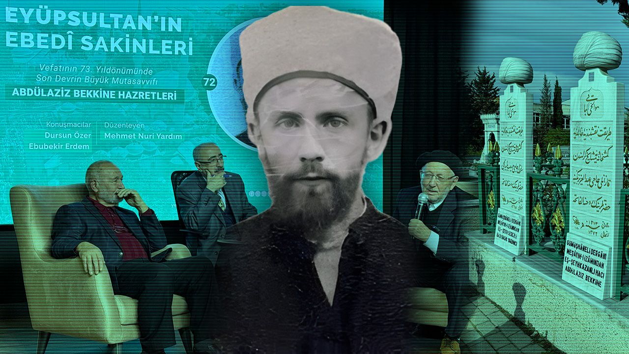 Geçimini hanımıyla evde ördüğü çoraplarla sağladı! Abdülaziz Bekkine Eyüpsultan'da yad edildi - Kültür - Sanat
