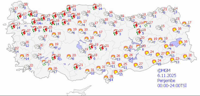 Bugün yurda giriş yapıyor, yarın İstanbul'da! Meteoroloji'den 20 kente kritik uyarı Bugün yurda giriş yapıyor, yarın İstanbul'da! Meteoroloji'den 20 kente kritik uyarı - 3. Resim