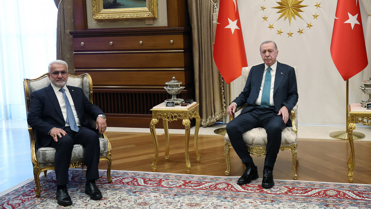 Cumhurbaşkanı Erdoğan, HÜDAPAR Genel Başkanı Yapıcıoğlu'nu kabul etti - 1. Resim