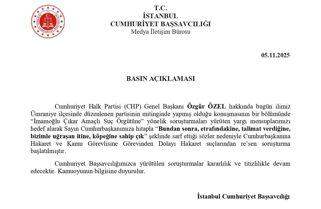 Özgür Özel hakkında soruşturma başlatıldı - 1. Resim