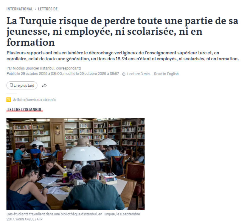 Le Monde'nin 'Türkiye'deki genç nüfus' haberi asılsız çıktı! İddialar resmi verilerle çöktü Le Monde'nin 'Türkiye'deki genç nüfus' haberi asılsız çıktı! İddialar resmi verilerle çöktü - 1. Resim