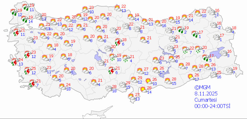 Meteoroloji yarın için uyardı: Gök gürültülü sağanak, buz kesen havayla geliyor! Meteoroloji yarın için uyardı: Gök gürültülü sağanak, buz kesen havayla geliyor! - 2. Resim