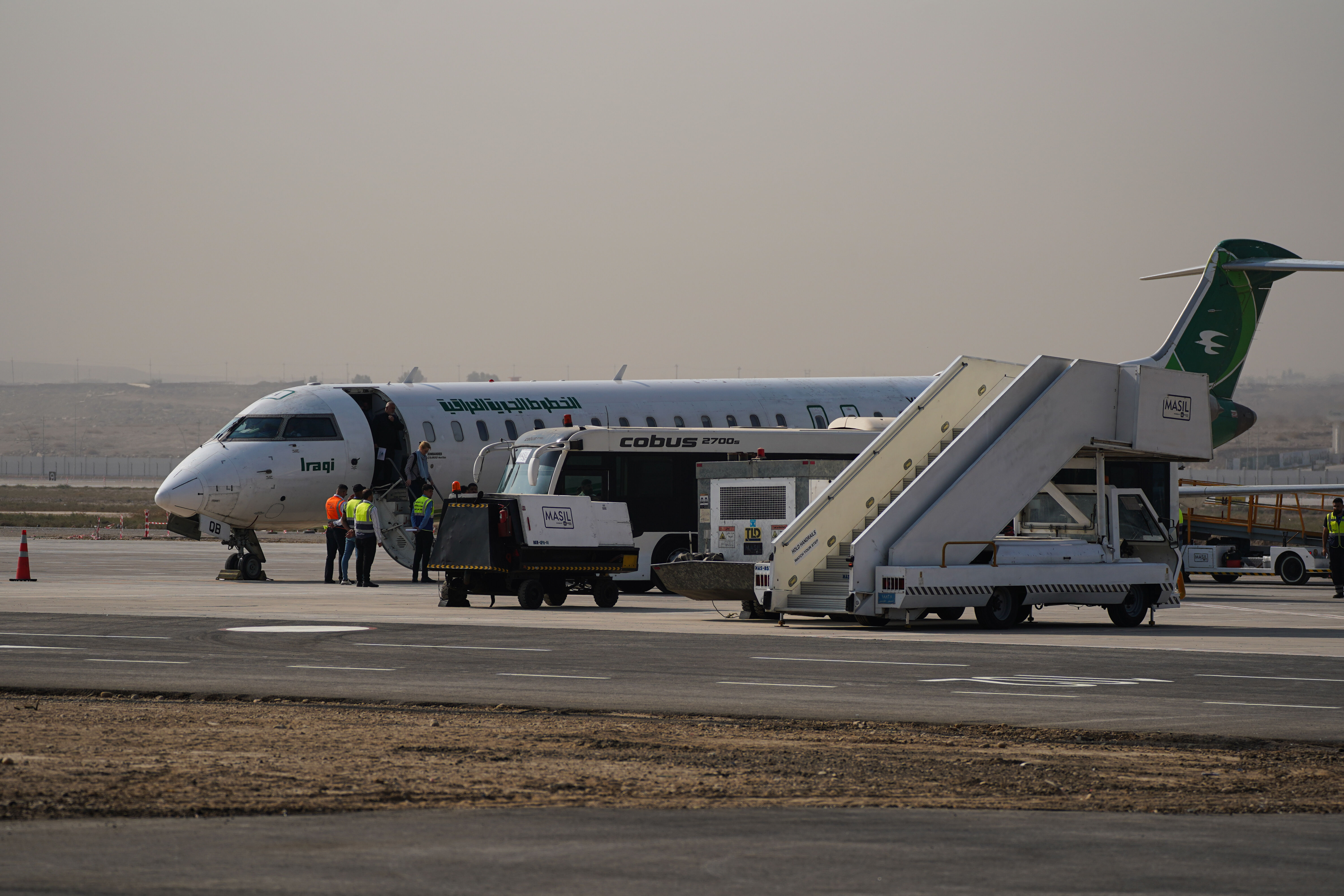 Terör örgütü DEAŞ'in saldırıları sonrası ağır hasar almıştı! Musul Havalimanı 11 yıl sonra açıldı Terör örgütü DEAŞ'in saldırıları sonrası ağır hasar almıştı! Musul Havalimanı 11 yıl sonra açıldı - 1. Resim