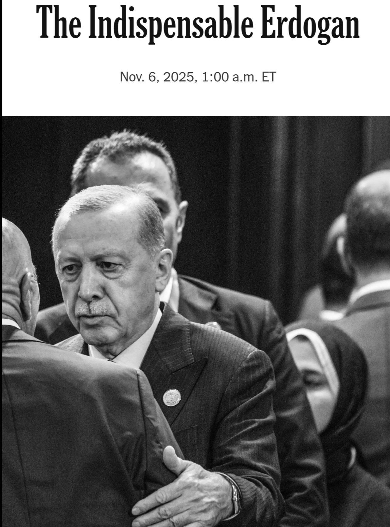 The New York Times, Cumhurbaşkanı Erdoğan'ı yazdı: Türkiye'yi vazgeçilmez küresel aktöre dönüştürdü - 1. Resim