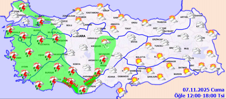 Bugün İstanbul'da yağmur var mı? 7 Kasım Hava Durumu Bugün İstanbul'da yağmur var mı? 7 Kasım Hava Durumu - 2. Resim