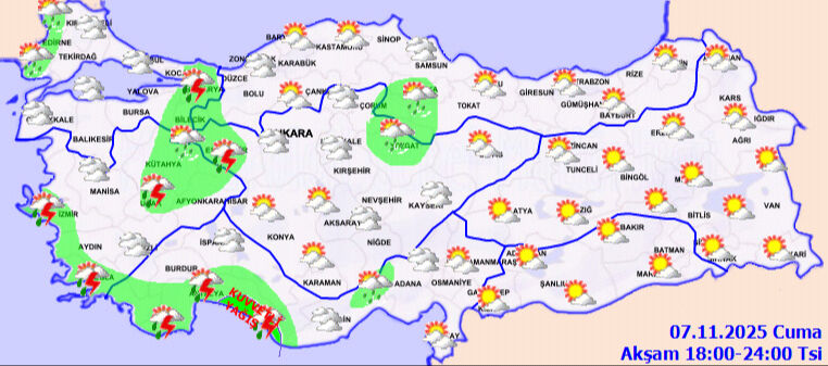 Bugün İstanbul'da yağmur var mı? 7 Kasım Hava Durumu Bugün İstanbul'da yağmur var mı? 7 Kasım Hava Durumu - 3. Resim