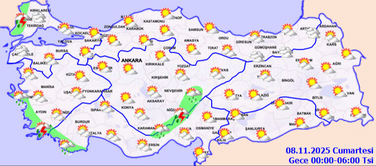 Bugün İstanbul'da yağmur var mı? 7 Kasım Hava Durumu Bugün İstanbul'da yağmur var mı? 7 Kasım Hava Durumu - 4. Resim