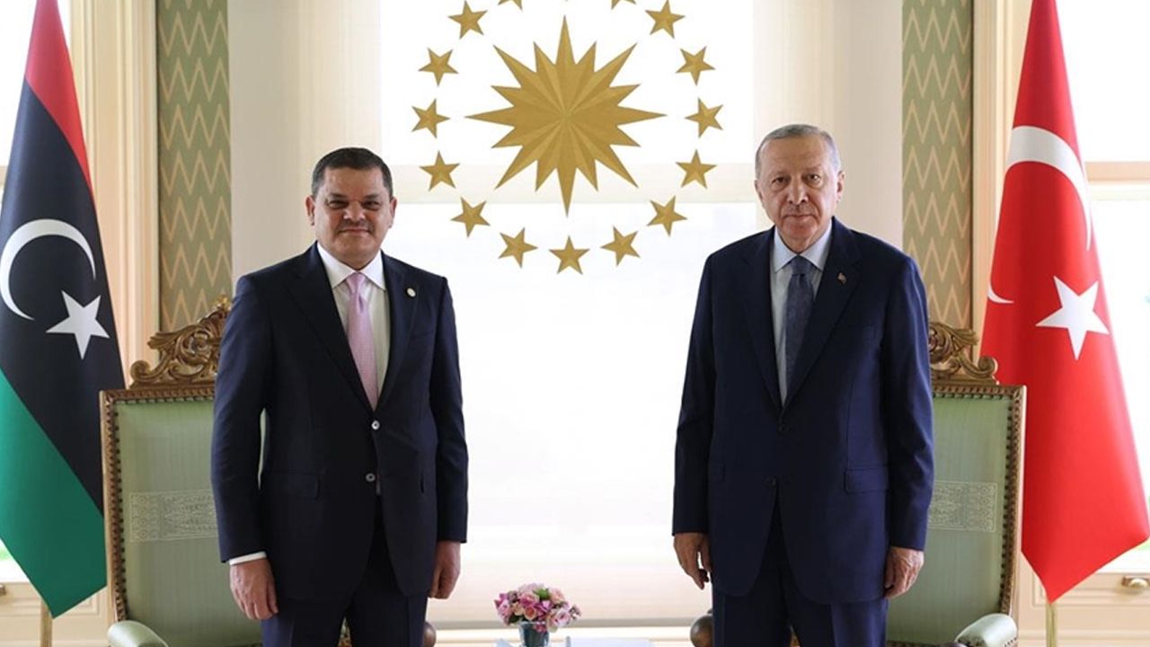Cumhurbaşkanı Erdoğan, Libya Başbakanı Dibeybe ile görüştü Cumhurbaşkanı Erdoğan, Libya Başbakanı Dibeybe ile görüştü