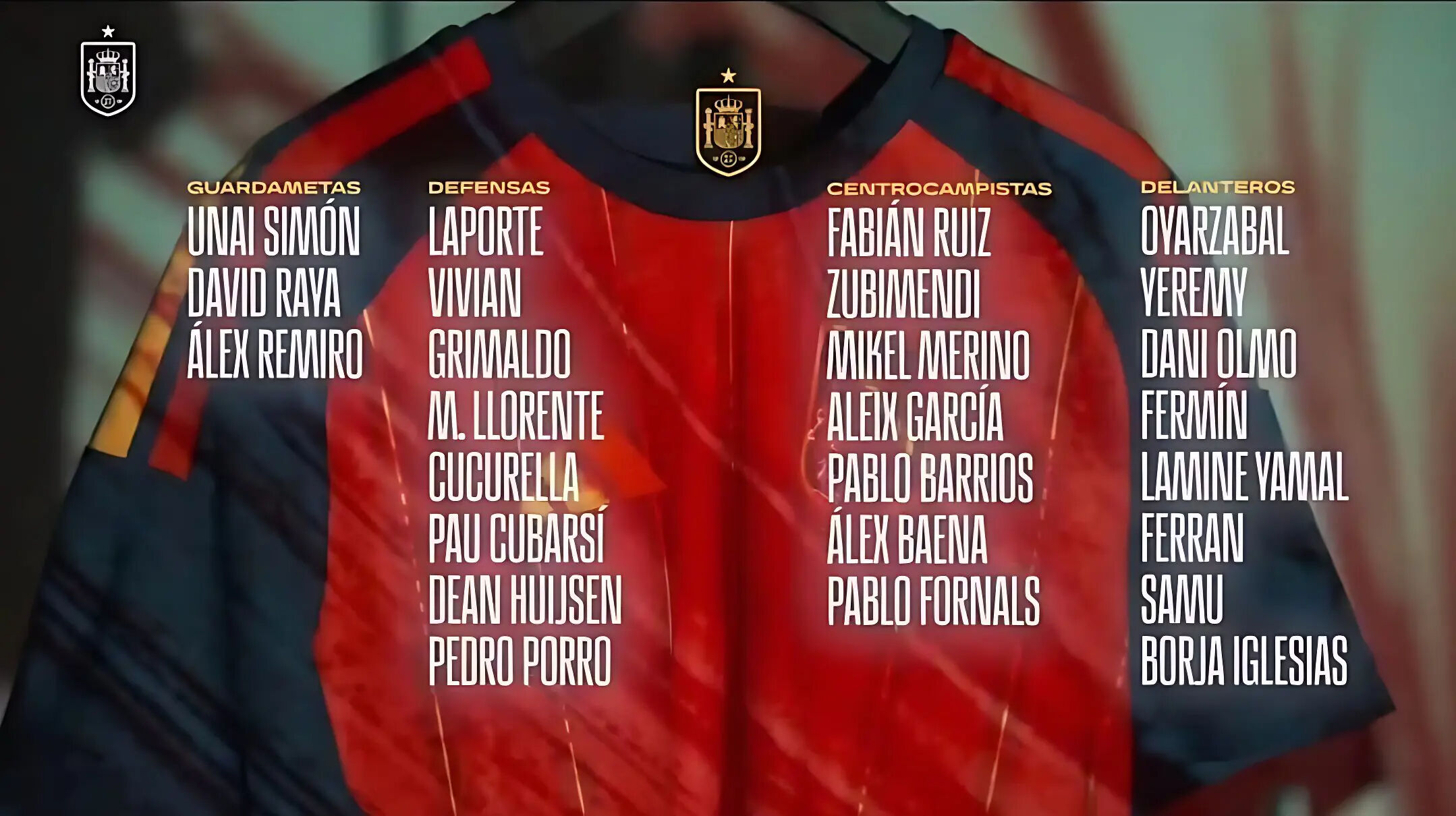 İspanya'nın Türkiye ve Gürcistan maçları aday kadrosu açıklandı İspanya'nın Türkiye ve Gürcistan maçları aday kadrosu açıklandı - 1. Resim