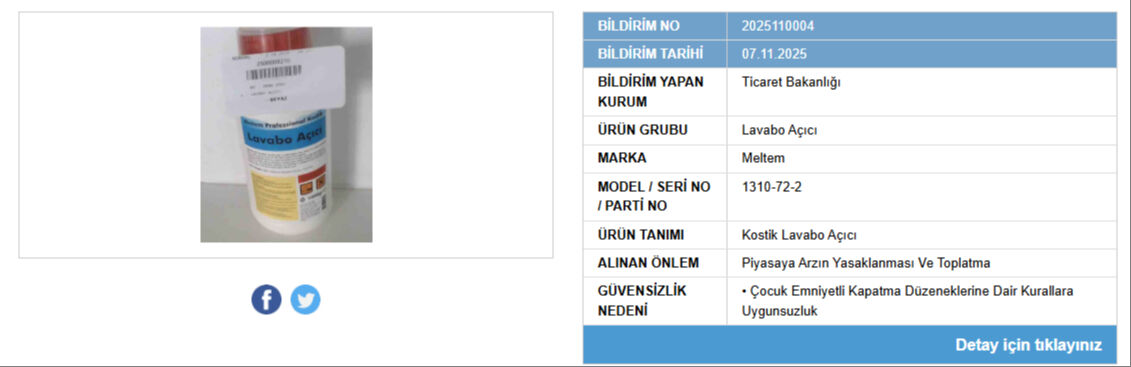 Ticaret Bakanlığı 3 ürünün satışını yasakladı! Piyasadan toplatılıyor Ticaret Bakanlığı 3 ürünün satışını yasakladı! Piyasadan toplatılıyor - 2. Resim