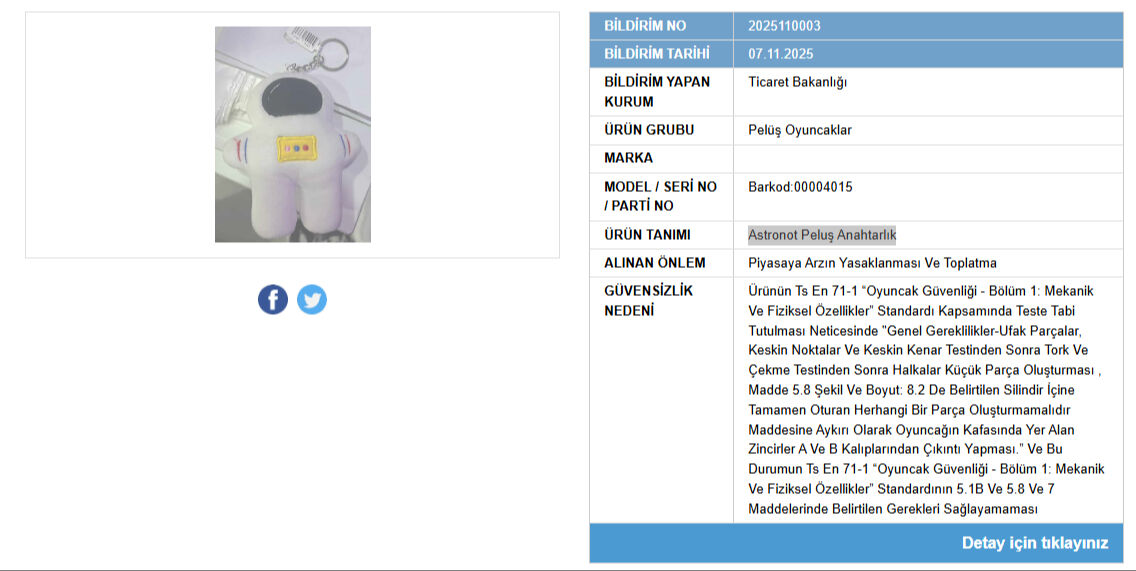 Ticaret Bakanlığı 3 ürünün satışını yasakladı! Piyasadan toplatılıyor Ticaret Bakanlığı 3 ürünün satışını yasakladı! Piyasadan toplatılıyor - 3. Resim