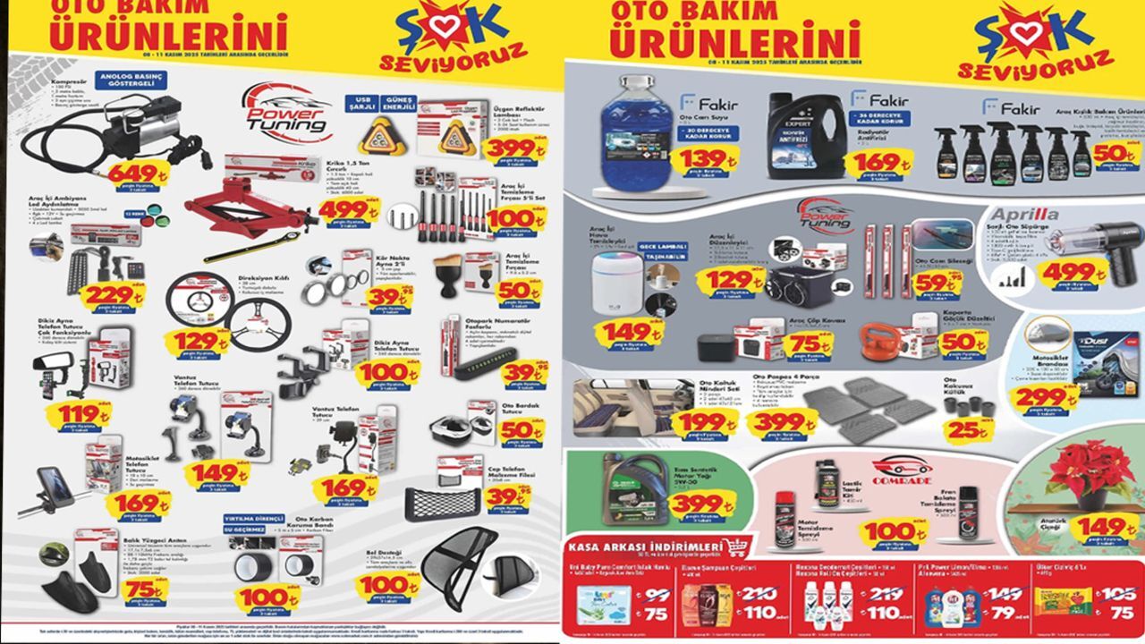 8 Kasım 2025 ŞOK aktüel ürünler kataloğu paylaşıldı! ŞOK'a bugün neler geliyor? 8 Kasım 2025 ŞOK aktüel ürünler kataloğu paylaşıldı! ŞOK'a bugün neler geliyor?