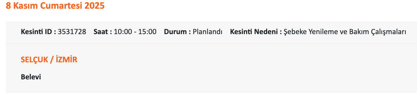 8 Kasım İzmir'de elektrikler ne zaman gelecek? Gediz Elektrik kesintisi sorgulama 8 Kasım İzmir'de elektrikler ne zaman gelecek? Gediz Elektrik kesintisi sorgulama - 15. Resim
