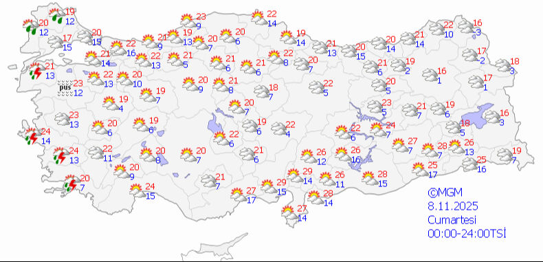 Hafta sonu planı yapacaklar dikkat! Meteoroloji'den 2 bölgeye sağanak uyarısı Hafta sonu planı yapacaklar dikkat! Meteoroloji'den 2 bölgeye sağanak uyarısı - 1. Resim