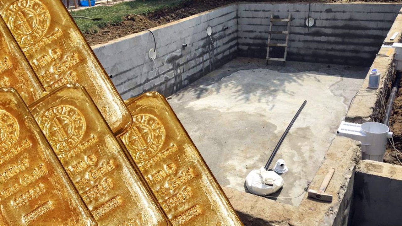  - Havuz için bahçesini kazdı, 34 milyonluk altın buldu!