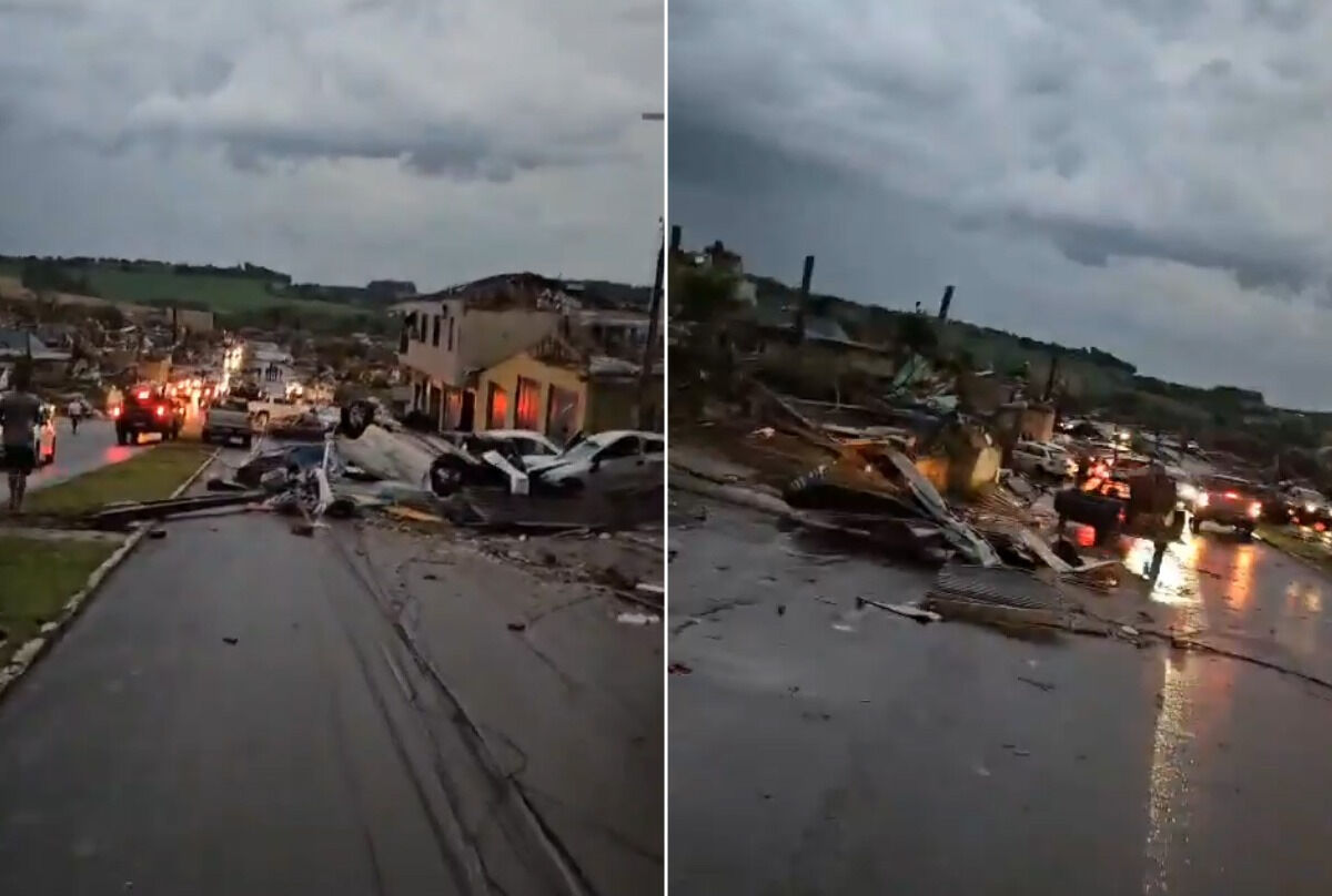 Kasırga şehirleri haritadan sildi! Saatte 240 km hızla vurdu, ölü ve yaralılar var Kasırga şehirleri haritadan sildi! Saatte 240 km hızla vurdu, ölü ve yaralılar var - 1. Resim