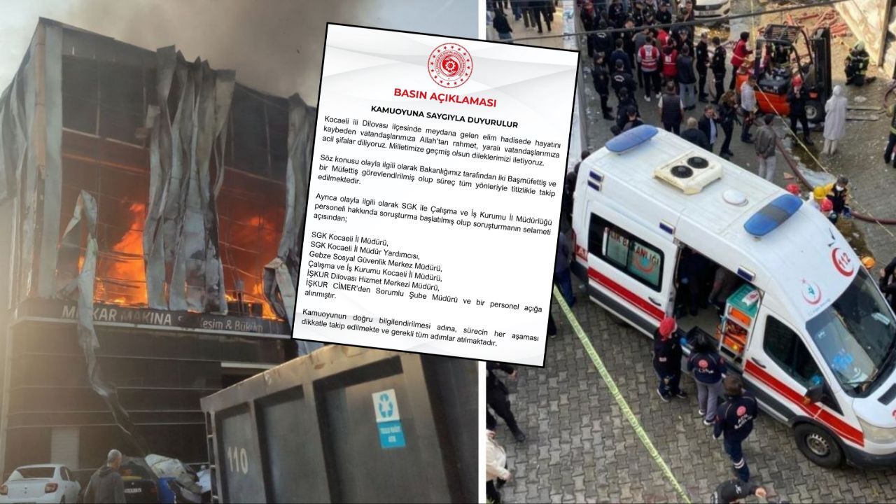  - 6 kişinin öldüğü faciaya ilişkin bakanlıktan açıklama!