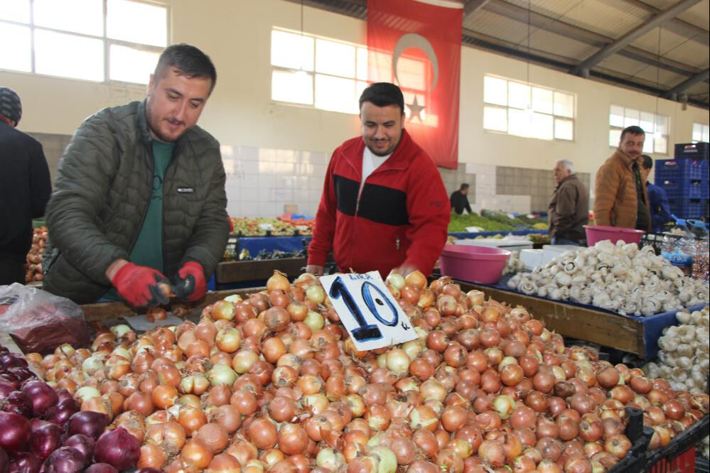 Amasya'da soğan bereketi! Üretimi rekor kırdı, fiyatı 7 aydır değişmedi - 1. Resim