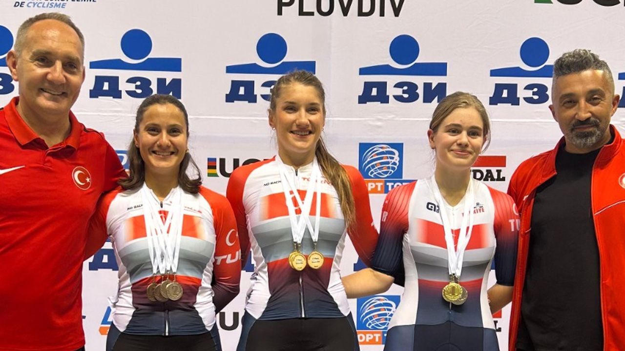 Balkan Pist Bisikleti Şampiyonası’na süper başladık Balkan Pist Bisikleti Şampiyonası’na süper başladık