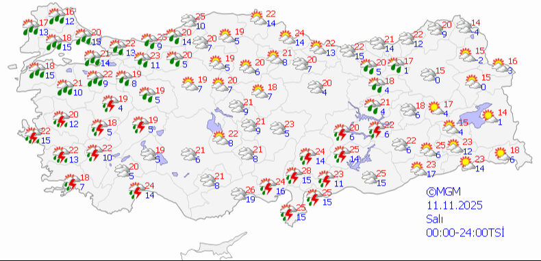 Meteoroloji’den kritik uyarı: Sıcaklıklar düşüyor, sağanak kapıda! Meteoroloji’den kritik uyarı: Sıcaklıklar düşüyor, sağanak kapıda! - 3. Resim