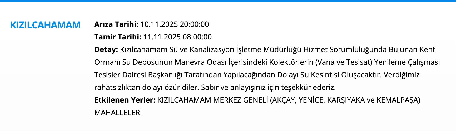 10 Kasım ASKİ su kesintisi sorgulama ekranı! Bugün sular ne zaman gelecek, saat kaçta? Polatlı, Mamak, Etimesgut... - 2. Resim