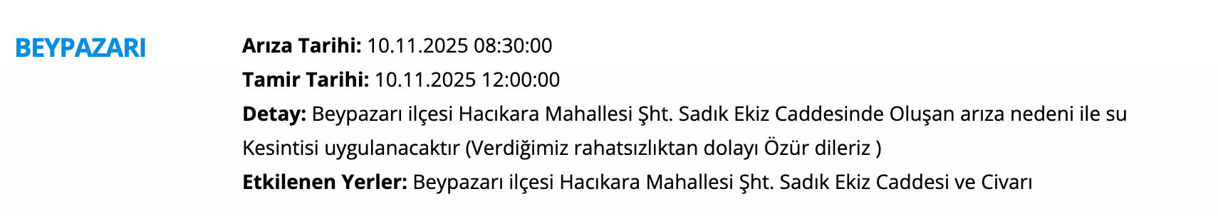 10 Kasım ASKİ su kesintisi sorgulama ekranı! Bugün sular ne zaman gelecek, saat kaçta? Polatlı, Mamak, Etimesgut... - 6. Resim
