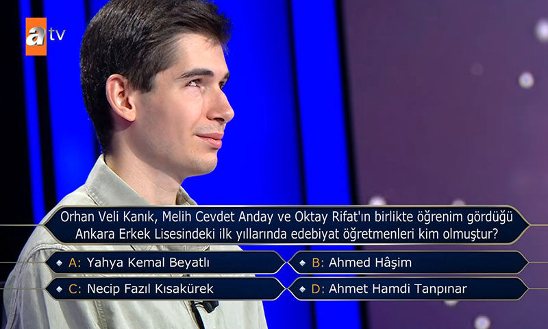 Görme engelli yarışmacı Kim Milyoner Olmak İster’e damga vurdu! 1 milyonluk sorunun eşiğinden döndü - 1. Resim