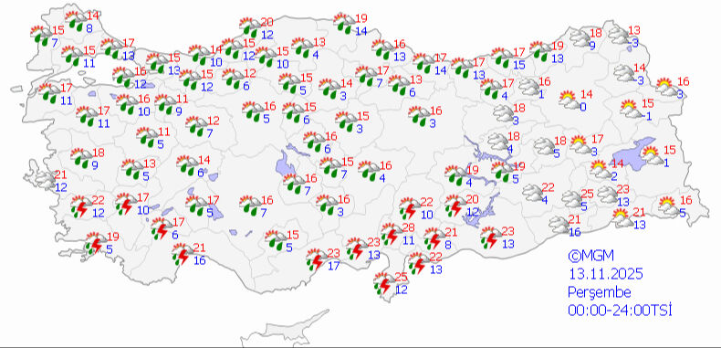 Meteoroloji’den 3 günlük yağış uyarısı: Sıcaklık 5 derece birden düşecek - 4. Resim
