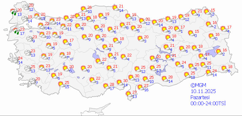 Meteoroloji’den 3 günlük yağış uyarısı: Sıcaklık 5 derece birden düşecek - 1. Resim