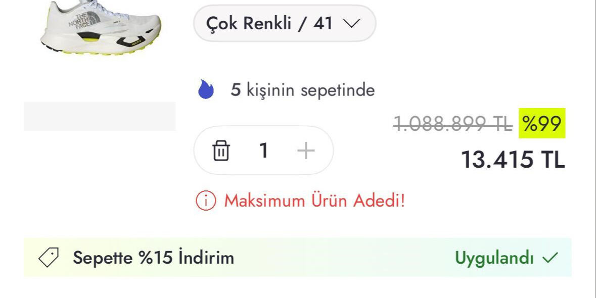 Önce bindirim sonra indirim! 1 milyon 88 bin liralık ayakkabıyı düşürdükleri fiyat pes dedirtti Önce bindirim sonra indirim! 1 milyon 88 bin liralık ayakkabıyı düşürdükleri fiyat pes dedirtti - 2. Resim