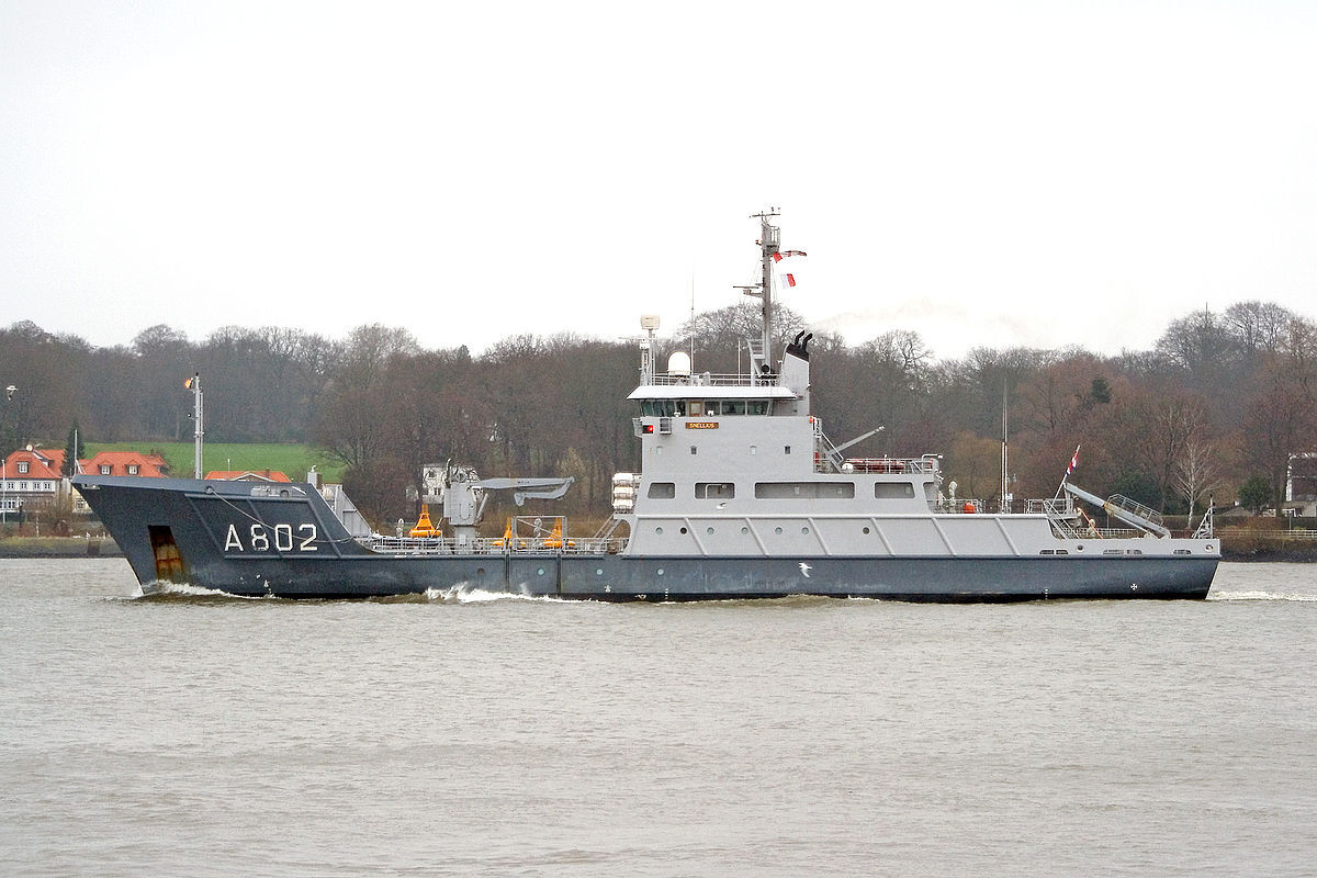 Bölgeye gönderilen HNLMS Snellius gemisi