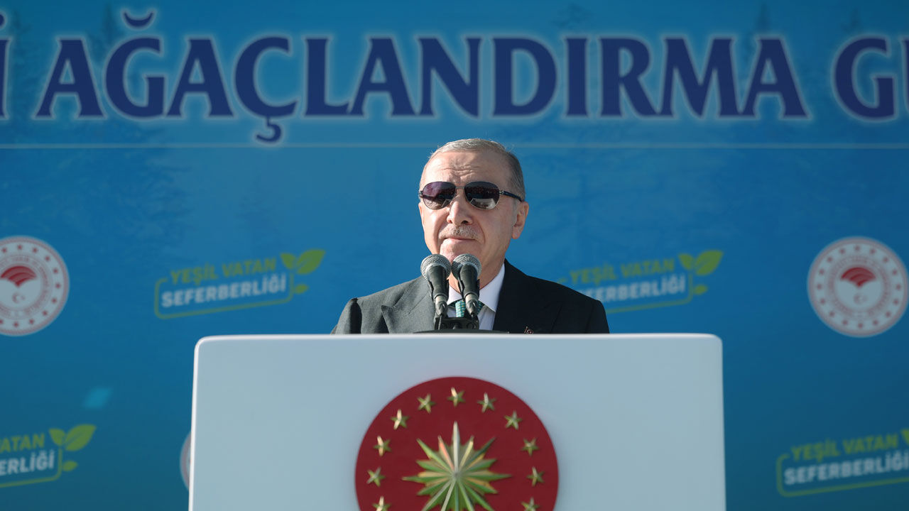 Cumhurbaşkanı Erdoğan: 1 günde fidan dikme rekorunu kıracağız - 1. Resim